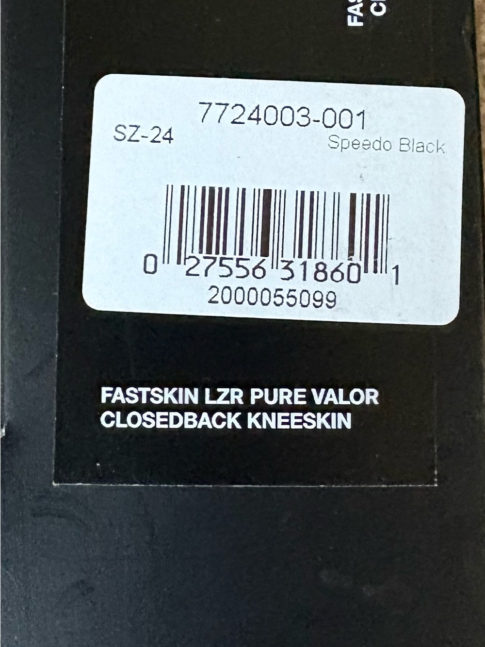 Speedo Fastskin LZR Pure Valor Closedback Kneeskin Size 24 - Picture 7 of 7
